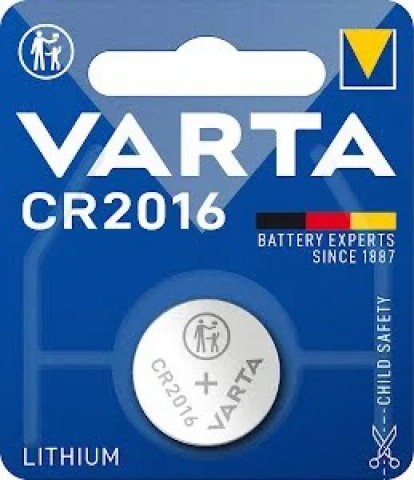 VARTA CR 2016  litium, 3V